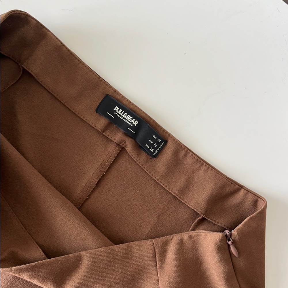 Pull&Bear Brown Mini Skirt - Picture 3 of 3